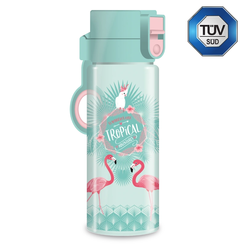 Picture of 475 ml ARS UNA gyerek kulacs BPA mentes műanyagból - Flamingo